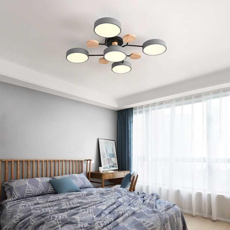 Nordic LED Ceiling Light with Adjustable Color Temperature