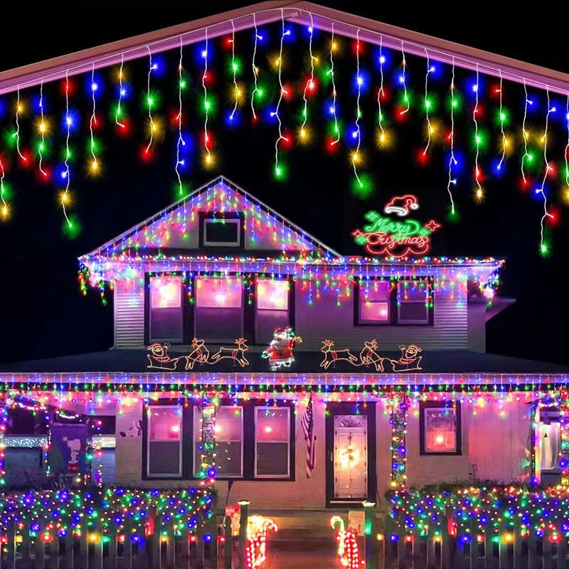 Solar Curtain Lights for Outdoor Decoration