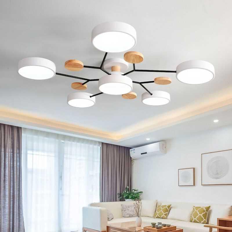 Nordic LED Ceiling Light with Adjustable Color Temperature