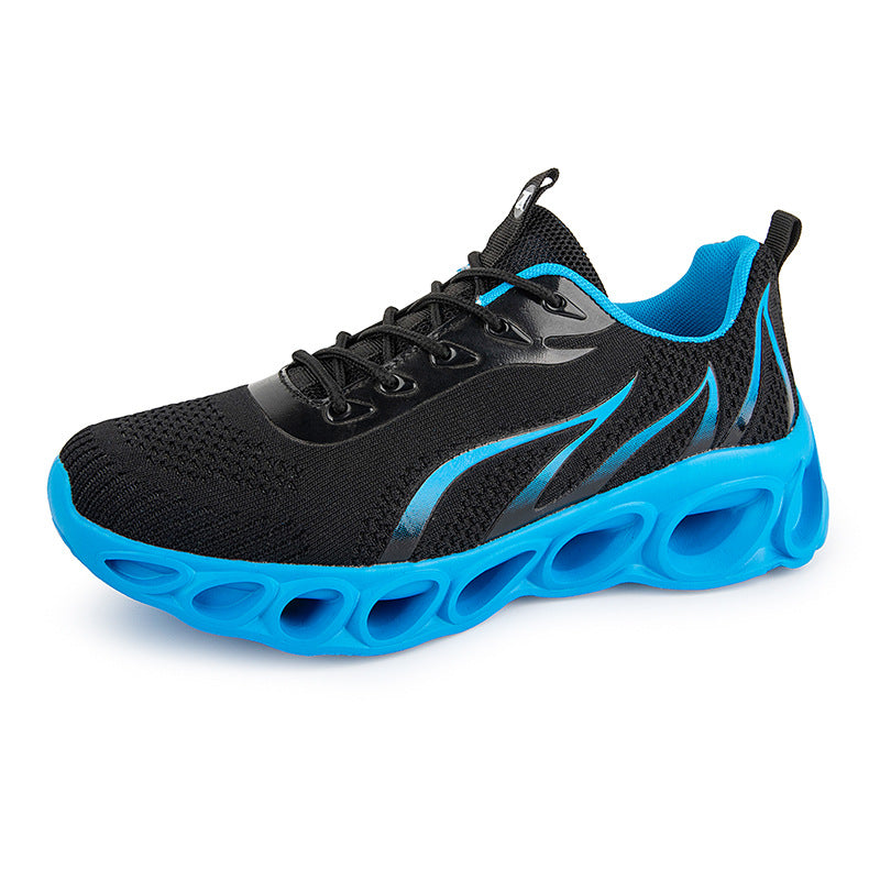 Breathable Casual Sports Shoes with Flame Design